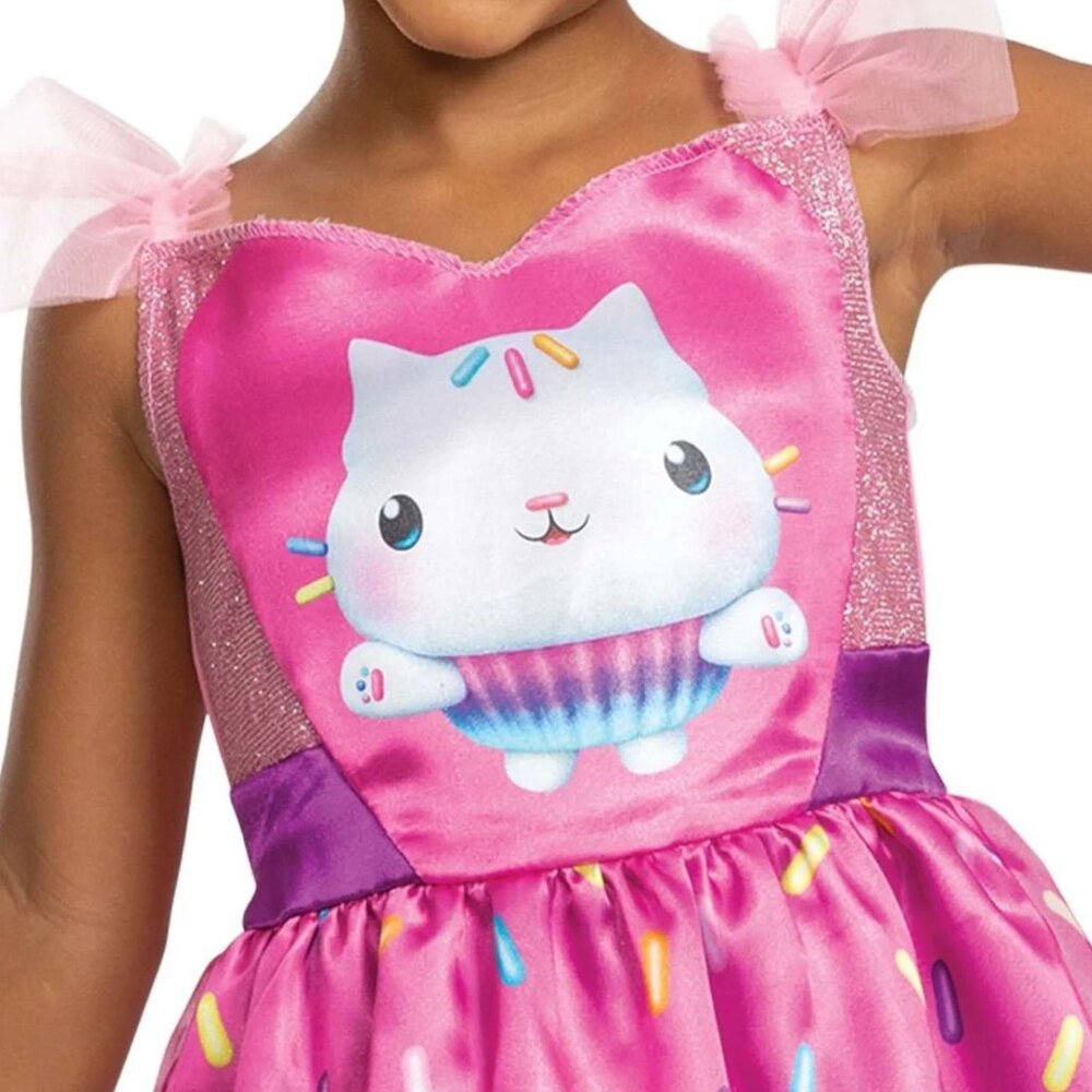 GABBY’S DOLLHOUSE CAKEY CAT Costume TODDLER GIRLS SIZE 2T Cosplay NEW - Picture 2 of 7